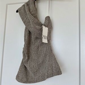 Matching set of Zara one shoulder top and bottom